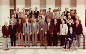 Group portrait of the 1980-1982 Florida State Senate members - Tallahassee, Florida.