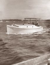 View of boat on the water - Riviera Beach, Florida.