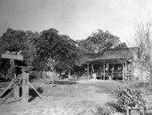 View of farm house at the motion picture location for "The Yearling"