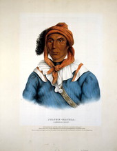 Julcee-Mathla, a Seminole chief.