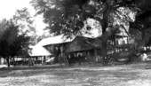 Front view of a turpentine still - Leon County, Florida