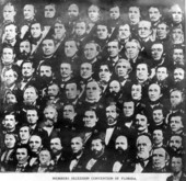 Members of the 1861 Secession convention - Tallahassee, Florida.