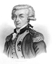 Engraving of Marquis de Lafayette