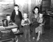 Family of migrant agricultural workers - Belle Glade, Florida.