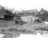 View of residence remains after the 1935 Labor Day hurricane - Cedar Key, Florida.