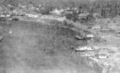 Aerial view of Carrabelle waterfront- Carrabelle, Florida