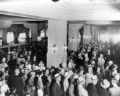 Bank run at Florida National Bank - Saint Petersburg, Florida.