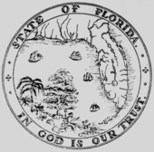 Florida's first State Seal (first design)