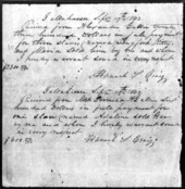 Receipts for the sale of slaves in Tallahassee