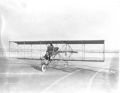 Ruth Law lands her plane - Daytona Beach, Florida