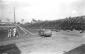 Football stadium during construction at University of Miami - Coral Gables, Florida