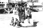 Children at Lewis Plantation and turpentine still- Brooksville, Florida