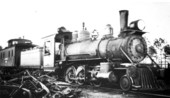 Alabama and Western Florida Railroad Company engine #6 - Chipley, Florida.
