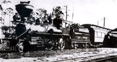 Atlantic Coast Line Railroad steam engine 643 - De Land, Florida