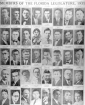 Members of the 1931 Florida House of Representatives - Tallahassee, Florida.