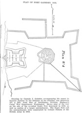 Plan of Fort Gadsden drawn by Captain J. Gadsden