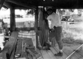 Barrel maker at a turpentine still