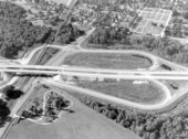 Aerial view of Interstate 4 - Hillsborough County, Florida