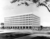 Architectural drawing of the J. Edwin Larson building - Tallahassee, Florida