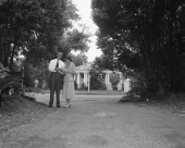 LeRoy Collins and Mary Call at the Grove.