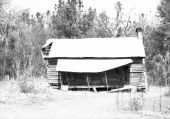 Dilapidated house.