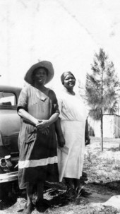 Mother and daughter from Indian River County attending the West Florida Midwives Institute at Florida A&M College in Tallahassee, Florida.