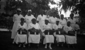 Group portrait of midwives at graduation from "Midwife Institute".