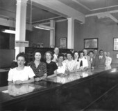 Atlantic Coast Line office and staff.