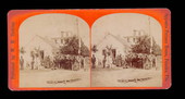 Crowd in front of general store looking at alligator - Palatka, Florida