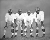 Willie "The Wisp" Galimore, right, with three other FAMU football players in Tallahassee.