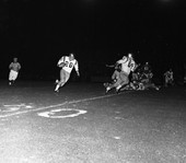 #26 Keith Kinderman with the football during FSU game in Tallahassee against the University of Georgia.