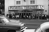 Picketing at the Florida Theatre in Tallahassee.