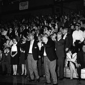 Fans at the FSU-UF basketball game in Tallahassee.