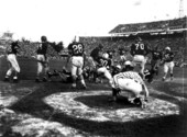 Close up view of the Orange Bowl - Miami, Florida .