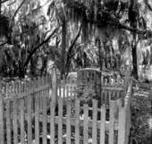 Grave of George Hatch, owner of St. Vincent Island from 1868 to his death in 1875.