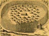 Construction of the Fortified Towns among the Floridians.