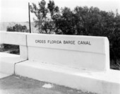 Sign for Cross Florida Barge Canal