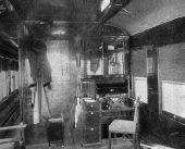 Interior view of Florida's "Health train".