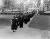 Graduation procession at Bethune-Cookman College