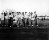 Postcard showing group portrait of the University of Florida football team - Gainesville, Florida