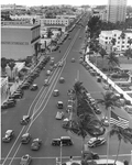 Aerial view of Washington Avenue - Miami Beach, Florida.