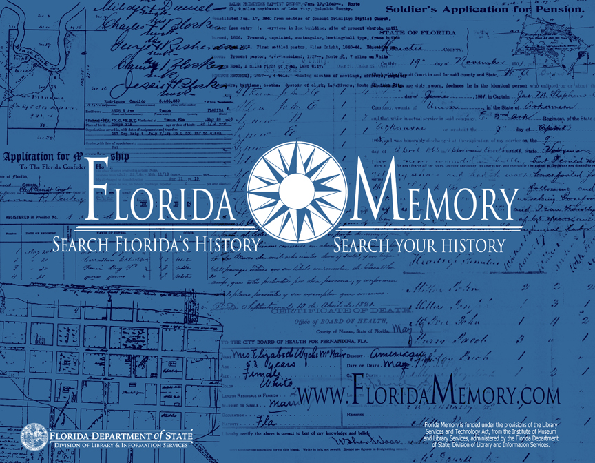 Florida Memory Mousepad (Genealogy Design)