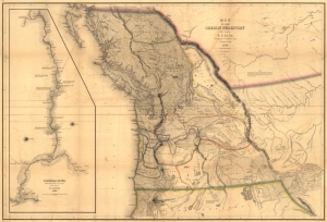 Map of the Oregon Territory.